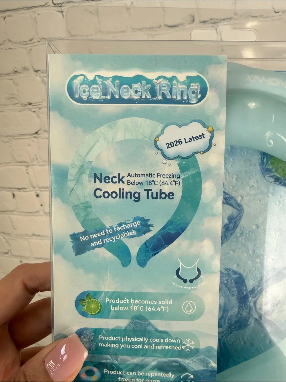 Cooling Neck Tube - Light Blue